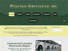 Tablet Screenshot of mountain-electronics.com